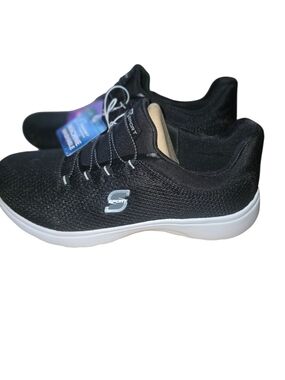 Sport Memory Foam Slip-On Knit Sneakers with White Sole